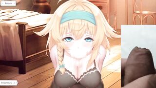 Take Me to the Dungeon!! Hentai Game Blowjob Scene Porn React