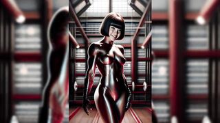 Muscle Fantasy girls muscle growth in a laboratory