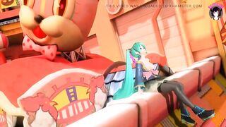 Hatsune Miku - Cute Dance (Boobs Physics) (3D HENTAI)