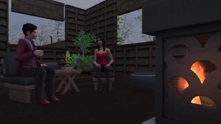 Bella Goth gets fucked at the bathhouse by Mortimer Goth in the Sims 4