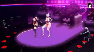 Sexy BBW Girls With Huge Ass Dancing (3D HENTAI)