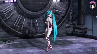 Hatsune Miku - Cute Nude Dance (3D HENTAI)