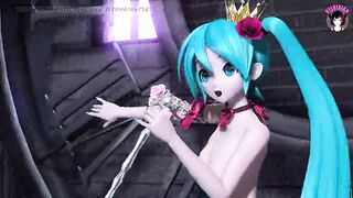 Hatsune Miku - Cute Nude Dance (3D HENTAI)