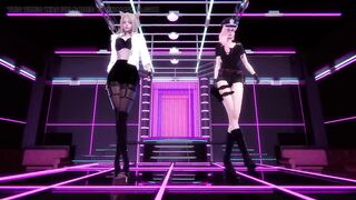 Fifth Harmony - Worth It Ahri Seraphine Sexy Striptease 4K