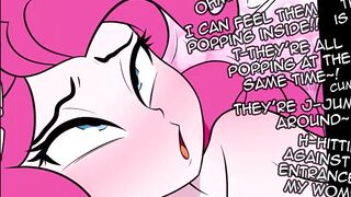 "Popping Candy And Ponko" MLP NSFW Comic Dub (Art By: Pshyzomancer Edited By: DrumstickPony)