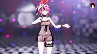 Arashi In Sexy Lingerie Dancing (3D HENTAI)