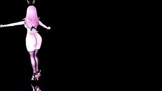Bunny Girl With Huge Boobs Dancing (3D HENTAI)