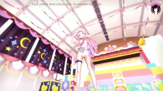 Cute Cat Girl Dancing Full Nude (3D HENTAI)