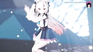 Cute Teen Cat Girl Dancing + Gradual Undressing (3D HENTAI)
