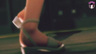 Rin Dancing + Gradual Undressing (3D HENTAI)