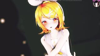 Rin Dancing + Gradual Undressing (3D HENTAI)