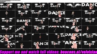 Sexy Teen In Short Skirt Dance + Gradual Undressing (3D HENTAI)
