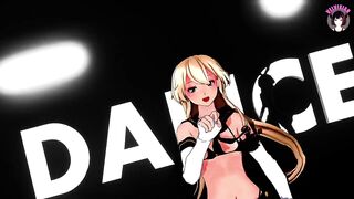 Sexy Teen In Short Skirt Dance + Gradual Undressing (3D HENTAI)
