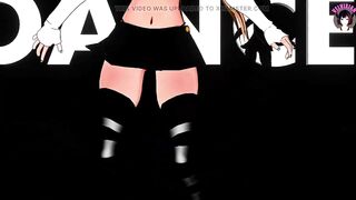 Sexy Teen In Short Skirt Dance + Gradual Undressing (3D HENTAI)