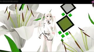 Cute Teen Dancing In Chinese Dress + Gradual Undressing (3D HENTAI)