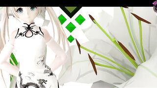 Cute Teen Dancing In Chinese Dress + Gradual Undressing (3D HENTAI)