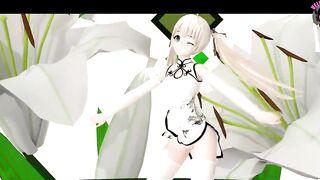 Cute Teen Dancing In Chinese Dress + Gradual Undressing (3D HENTAI)