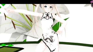 Cute Teen Dancing In Chinese Dress + Gradual Undressing (3D HENTAI)