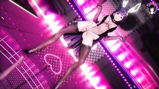 Sexy Teen In Black Lingerie Dancing (3D HENTAI)