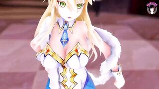 Big Tits Bunny Girl Dancing + Gradual Undressing (3D HENTAI)