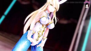 Big Tits Bunny Girl Dancing + Gradual Undressing (3D HENTAI)