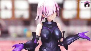 Sexy Warrior Girl Showing Her Pussy While Dancing (3D HENTAI)