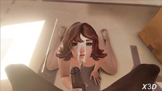 X3D patreonX3D Intense blowjob tasty sweet hot ass buttocks thirsty for cock intense hardcore sex hot delicious pleasure swallow