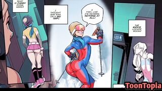 Futa Cherry Loves Cock in The Gym - Cartoon Comic