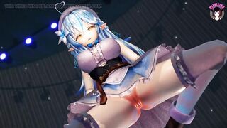Cute Elf Teen Dancing Showing Pussy (3D HENTAI)