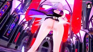 Genshin Impact - Noelle - Sexy Dance Nude (3D HENTAI)