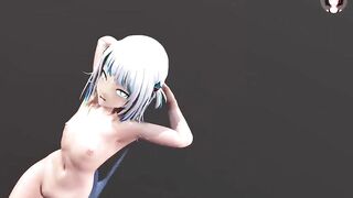 Vtuber Gura - Sexy Dance Full Nude (3D HENTAI)