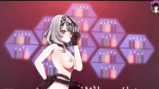 Full Nude Cute Teen Dancing Showing Tits (3D HENTAI)