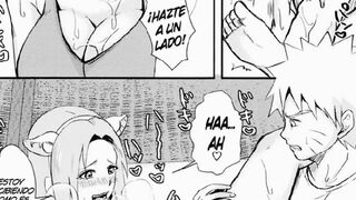 NARUTO WILDLY FUCKING SAKURA AND TSUNADE - MANGA IN SPANISH