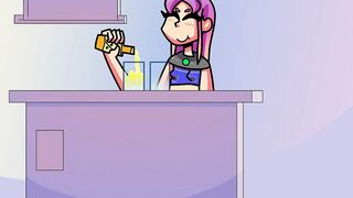 Raven X Starfire! Teen Titans Rule34