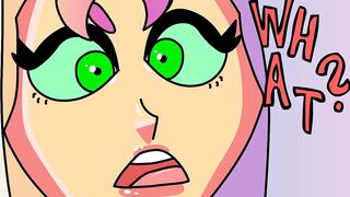 Raven X Starfire! Teen Titans Rule34