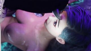 Une bombe se fait pénétré par une créature transexuel. (Universe in Cum)
