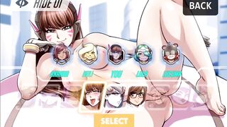 Muitos homens comendo a Mei, a Dva e a Widowmaker - Cenas de Sexo completa de Overwatch