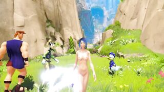 Nude Mod【KH3】アクアを脱がして拝むだけの動画【MOD】