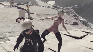 【Nude Mod】本家の尻をただ官能するだけ【nier automata】
