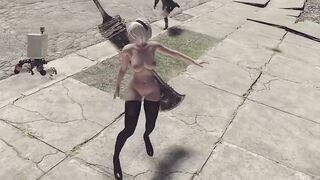 【Nude Mod】本家の尻をただ官能するだけ【nier automata】