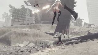 【Nude Mod】本家の尻をただ官能するだけ【nier automata】