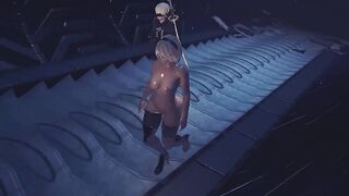 【Nude Mod】本家の尻をただ官能するだけ【nier automata】