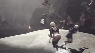 【Nude Mod】本家の尻をただ官能するだけ【nier automata】
