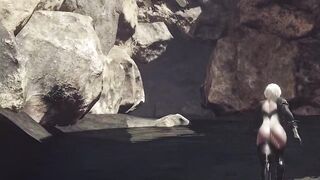 【Nude Mod】本家の尻をただ官能するだけ【nier automata】