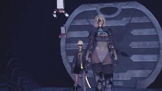 【Nude Mod】本家の尻をただ官能するだけ【nier automata】