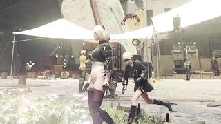 【Nude Mod】本家の尻をただ官能するだけ【nier automata】