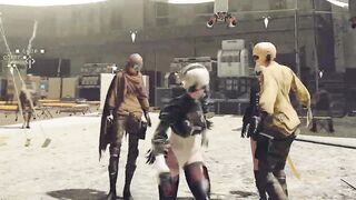 【Nude Mod】本家の尻をただ官能するだけ【nier automata】