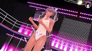 Sexy Tanned Teen Dancing Full Nude (3D HENTAI)