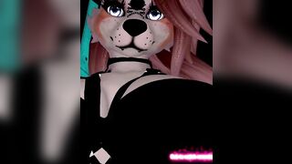 Sensual furry dance in Undies (Vtuber Puppy Girl)
