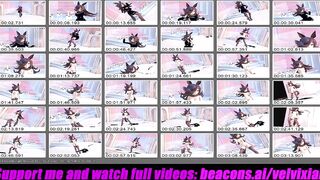 Cute Teen Cat Girl Dancing In Sexy Stockings + Gradual Undressing
